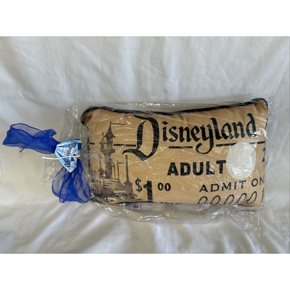 Disneyland 60th Diamond Anniversary Throw Pillow NEW